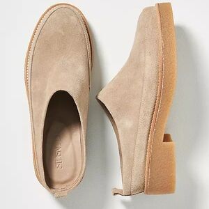 Anthropologie x Silent D Flora Clogs Latte